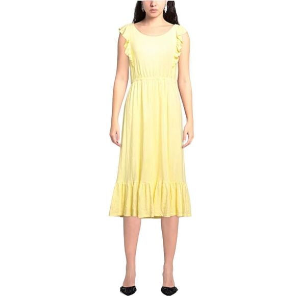 Ba&sh Organic Cotton Midi Dress Size Large - Picture 1 of 6